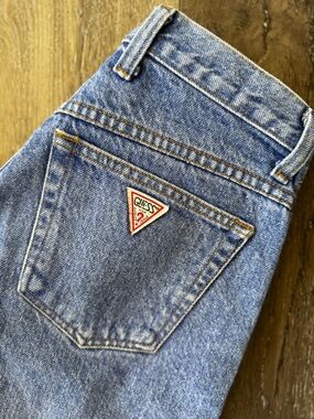 Vintage 1980s Guess Jeans By Marciano Tapered Mom Style Denim Women’s 31 (28x30)